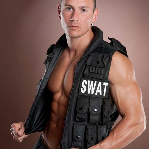 Gogo danseur costume SWAT